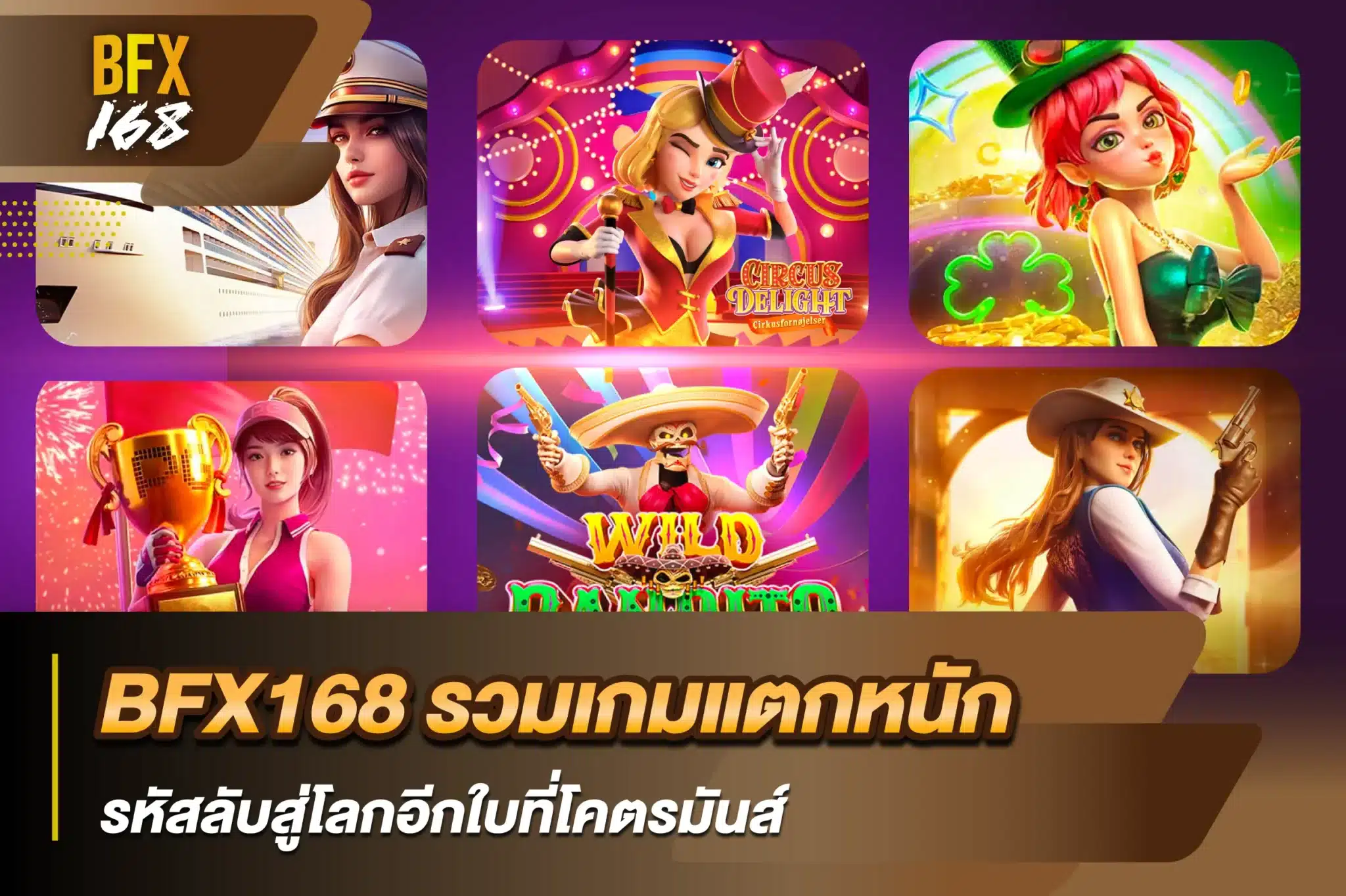 BFX168 รวมเกมแตกหนัก รหัสลับสู่โลกอีกใบที่โคตรมันส์